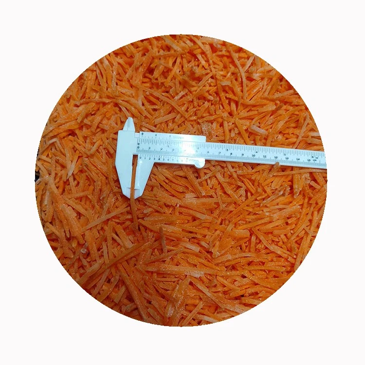 Frozen carrot shreds Frozen carrot shreds