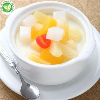 Koktail Buah Pengawetan Gaya Kalengan dalam Sirup